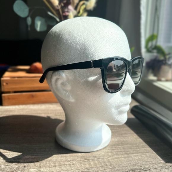 Saint Laurent Sunglasses - Style SL M24/K Black with black lenses - Picture 1 of 9
